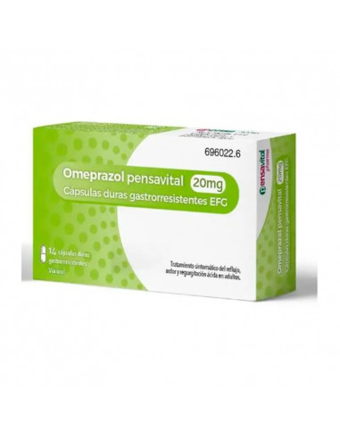 Omeprazol Healthkern 20 mg Blister, 14 cápsulas Gastrorresistentes