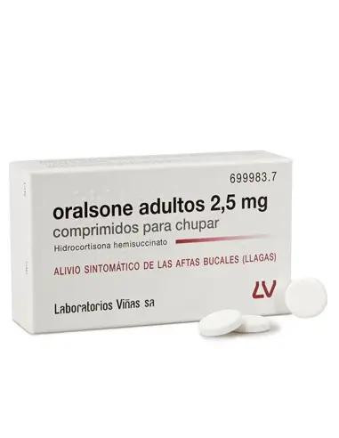 Oralsone Adultos 2,5 mg 12 comprimidos Para Chupar