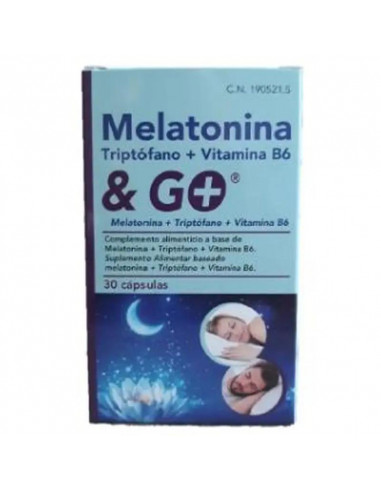 Pharma & Go Melatonina + Triptofano + Vit. B6 30Cap.