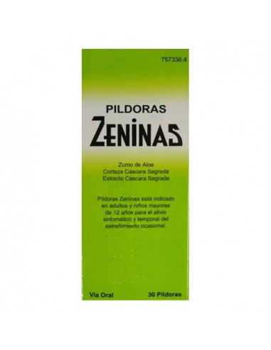 Píldoras Zeninas Laxantes 30 Unidades