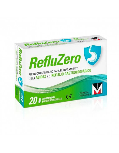 Refluzero Acidez y Reflujos 20 comprimidos