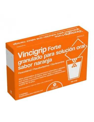 Vincigrip Forte Solución Oral Naranja 10 sobres