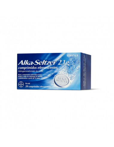 Alka Seltzer Antiácido 20 Comprimidos Efervescentes