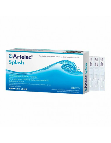 Bausch & Lomb Artelac Splash Colirio Ojos Secos 30 Monodosis de 0.5 ml