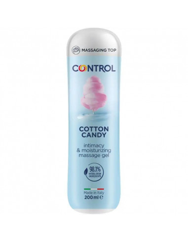 Control Masaje Gel 3 En 1 Algodón De Azúcar 200 Ml