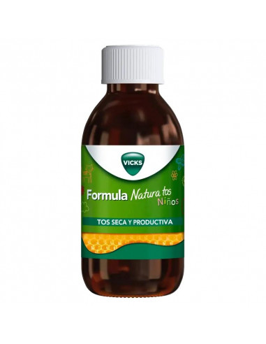 Jarabe Vicks Fórmula Natura tos niños, 140 ml | Sabor miel