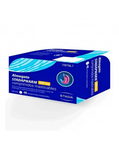 Almagato Stadapharm 500 mg, 48 comprimidos Masticables