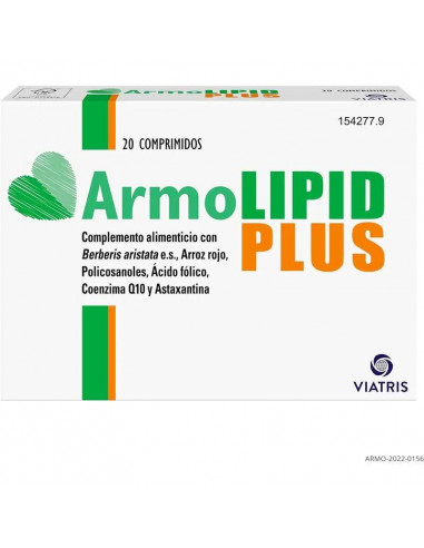 Armolipid Plus Complemento Alimenticio 20 comprimidos