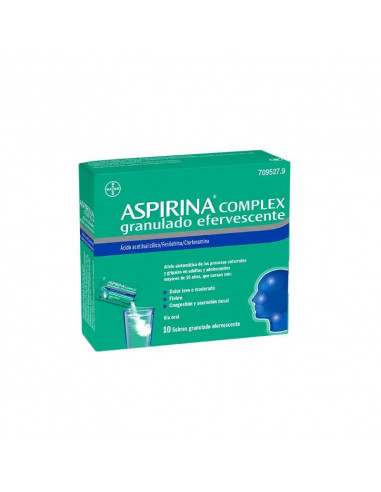 Aspirina Complex Granulado Efervescente, 10 Sobres