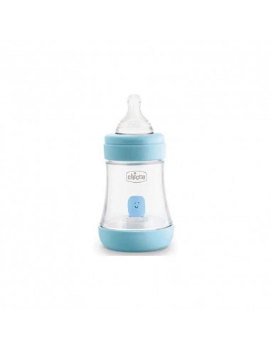 Chicco Biberón Perfect 5 +0 Meses Azul Silicona 150 Ml