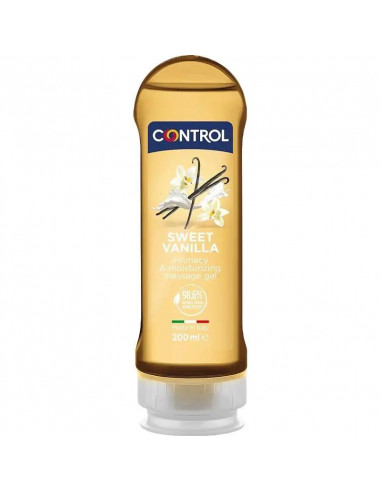 Control Madagascar Sweetness Vainilla Gel de Masaje 2 en 1, 200ml