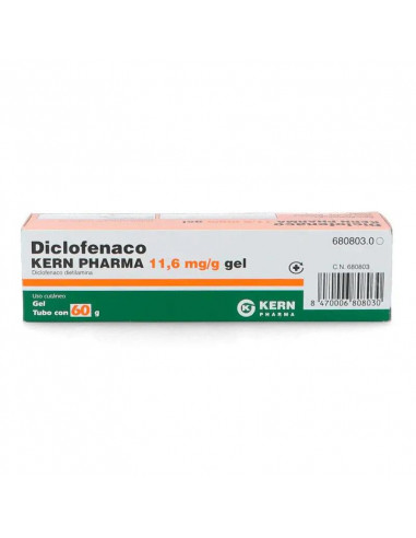 Diclofenaco Kern Pharma 11,6 mg/g Gel Cutáneo, 60 gr