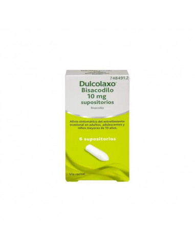 Dulcolax Bisacodilo 6 Supositorios