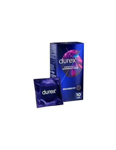 Durex Perfect Connection Extra Lubricados, 10 Preservativos