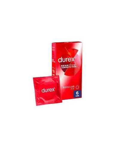 Durex Preservativos Super Finos Contacto Total 6 unidades