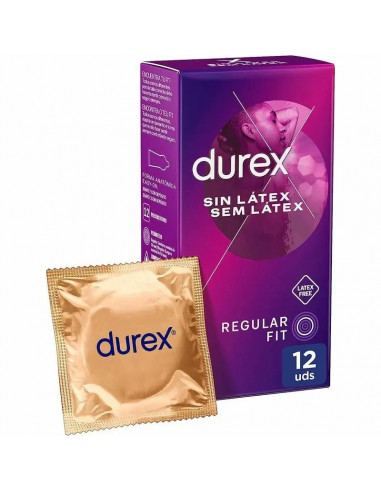 Durex Sin Látex Preservativos 12 unidades