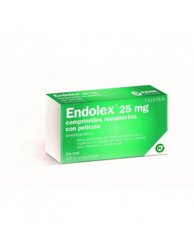 Endolex 25 mg, 12 Comprimidos