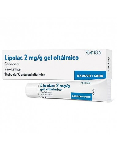 Lipolac 2 mg/g Gel Oftálmico 10 gr