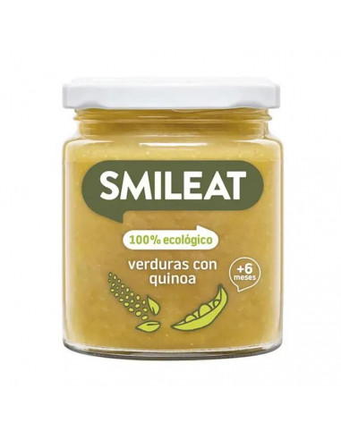 Smileat Tarrito Verduras con Quinoa Ecológico, 230 gr